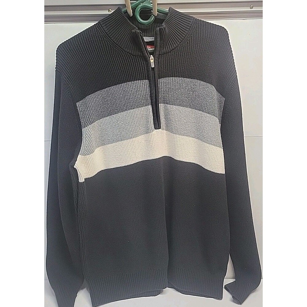 Izod Half Zip‎ Pullover Knitted Men's Sweater XL